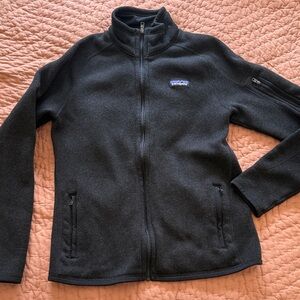 Patagonia Better Sweater - women’s black full zip-up jacket. Size M.